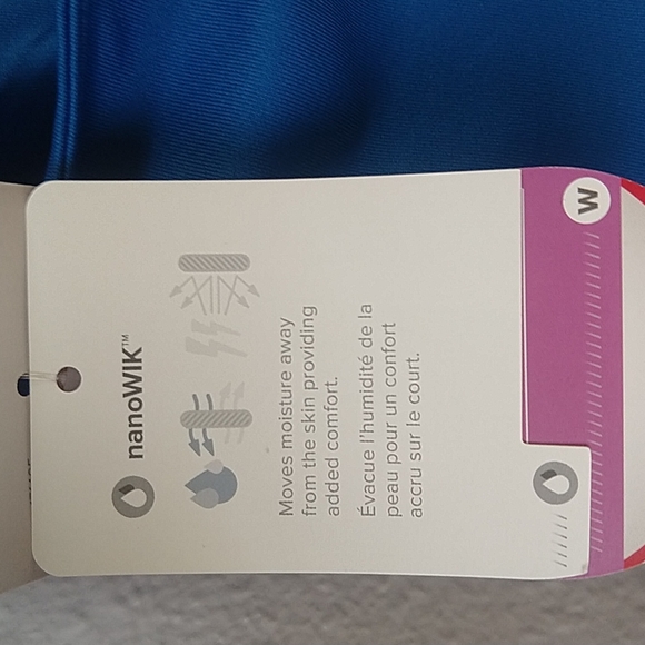 Wilson Tennis Dress Blue & White Team Built in Bra - Picture 7 of 10